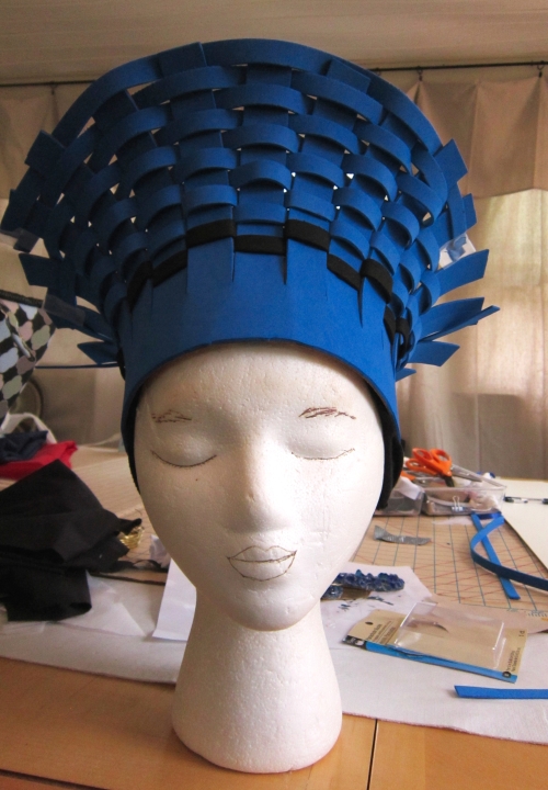 Making crown for Queen Ramonda from movie Black Panther