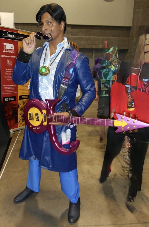Brian Gregory as Prince at Awesome Con